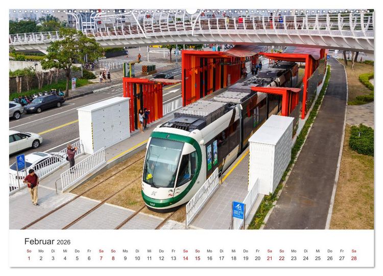 Produktbild: Trams und Stra&szlig;enbahnen (Wandkalender 2026 DIN A2 quer), CALVENDO Monatskalender
