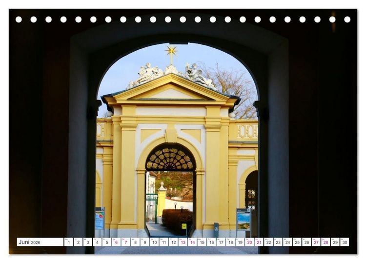 Produktbild: Ansichten vom Stift in Melk (Tischkalender 2026 DIN A5 quer), CALVENDO Monatskalender