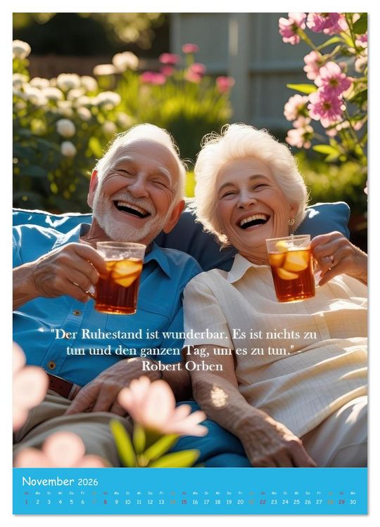 Produktbild: Ruhestand: Wo jeder Tag ein Wochenende ist (hochwertiger Premium Wandkalender 2026 DIN A2 hoch), Kunstdruck in Hochglanz