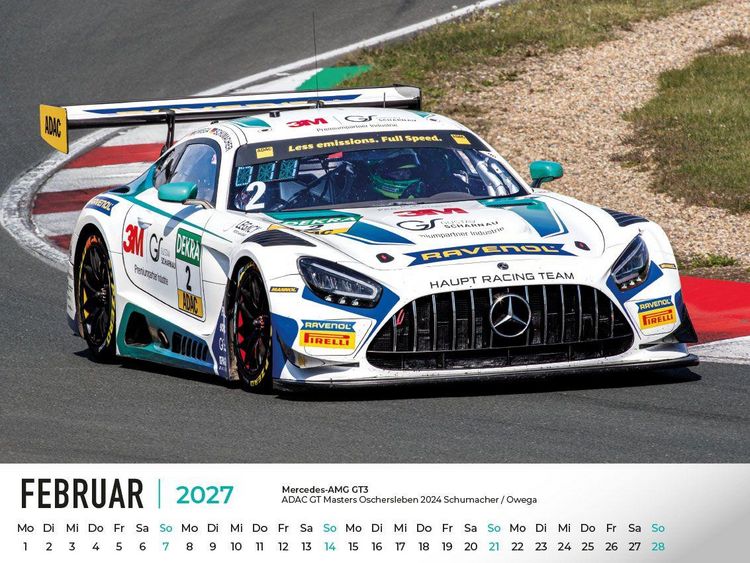 Produktbild: Mercedes im Rennsport Kalender 2027