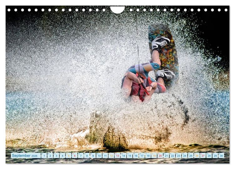 Produktbild: Wakeboarden (Wandkalender 2026 DIN A4 quer), CALVENDO Monatskalender