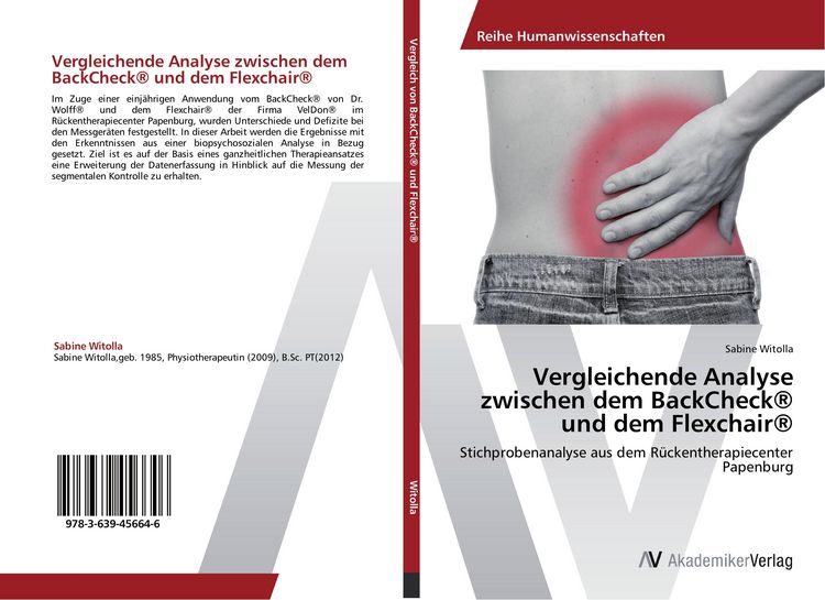 Produktbild: Vergleichende Analyse zwischen dem BackCheck&reg; und dem Flexchair&reg;