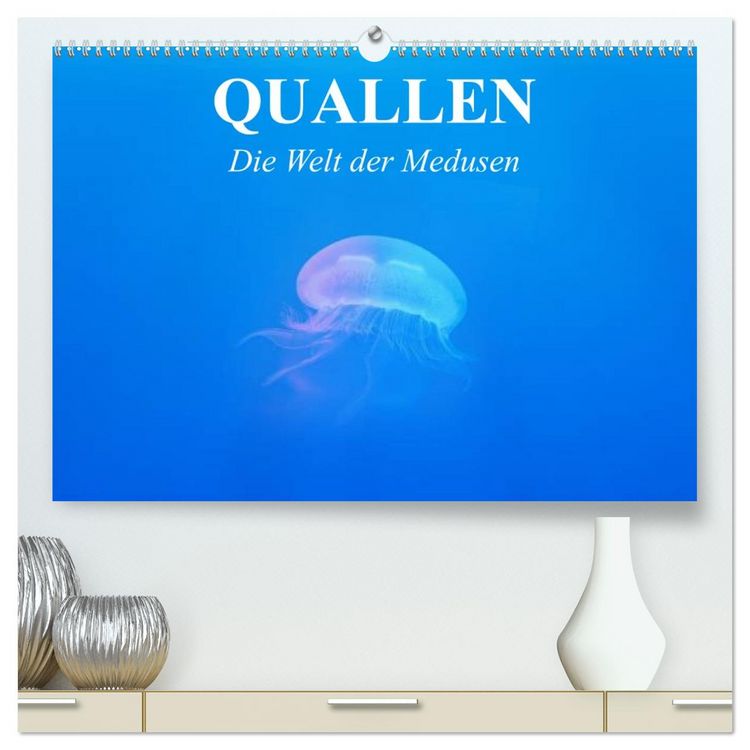 Produktbild: Quallen. Die Welt der Medusen (hochwertiger Premium Wandkalender 2026 DIN A2 quer), Kunstdruck in Hochglanz