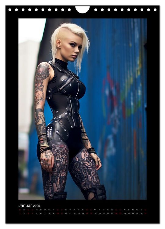 Produktbild: Cybergirls (Wandkalender 2026 DIN A4 hoch), CALVENDO Monatskalender