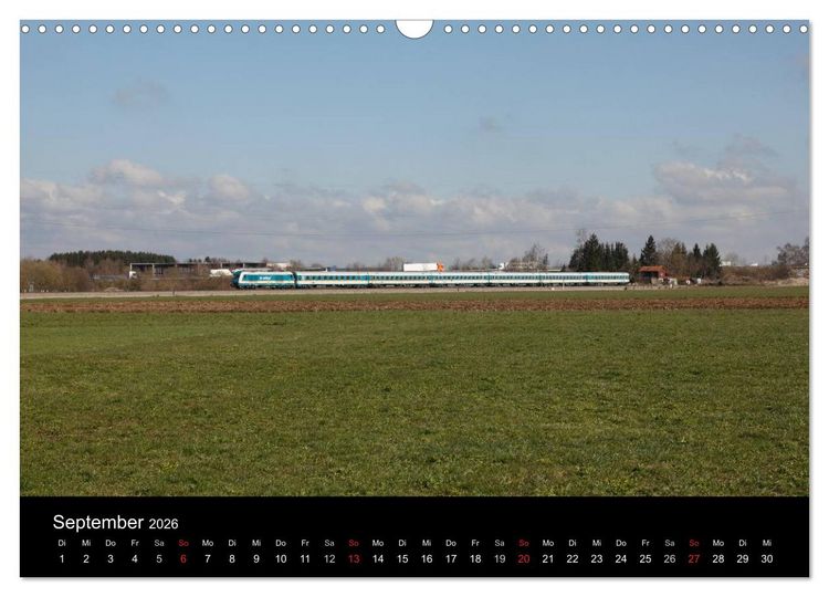 Produktbild: Mit der Bahn durch die Alpen (Wandkalender 2026 DIN A3 quer), CALVENDO Monatskalender