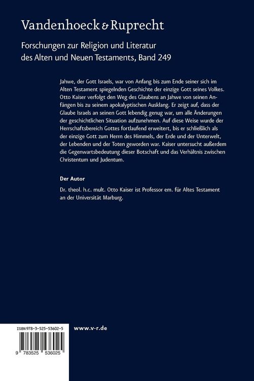 Produktbild: Der eine Gott Israels und die M&auml;chte der Welt
