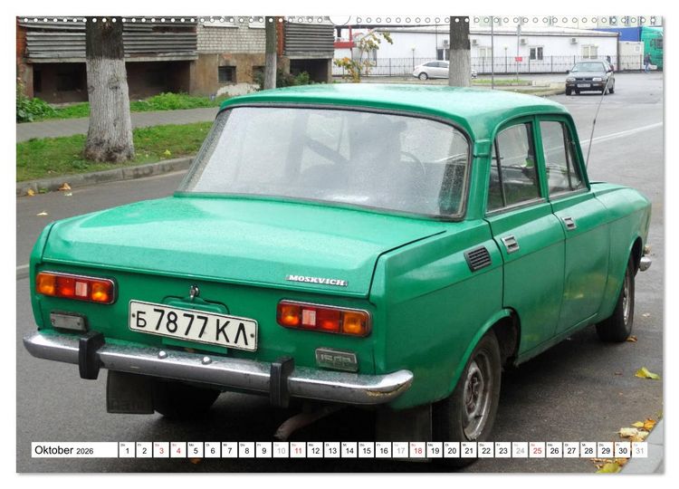 Produktbild: Sowjet-Mobile - Oldtimer der UdSSR (hochwertiger Premium Wandkalender 2026 DIN A2 quer), Kunstdruck in Hochglanz