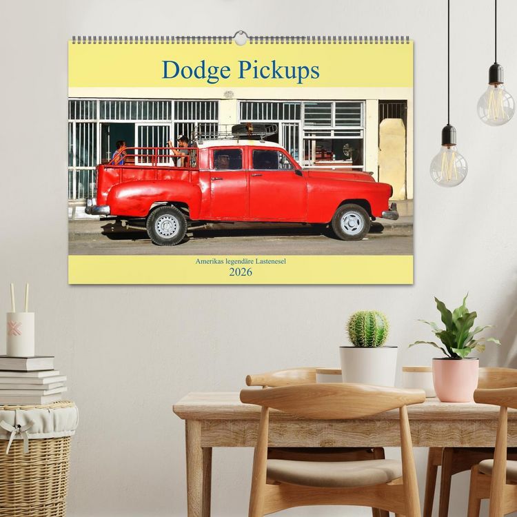 Produktbild: Dodge Pickups - Amerikas legend&auml;re Lastenesel (Wandkalender 2026 DIN A2 quer), CALVENDO Monatskalender