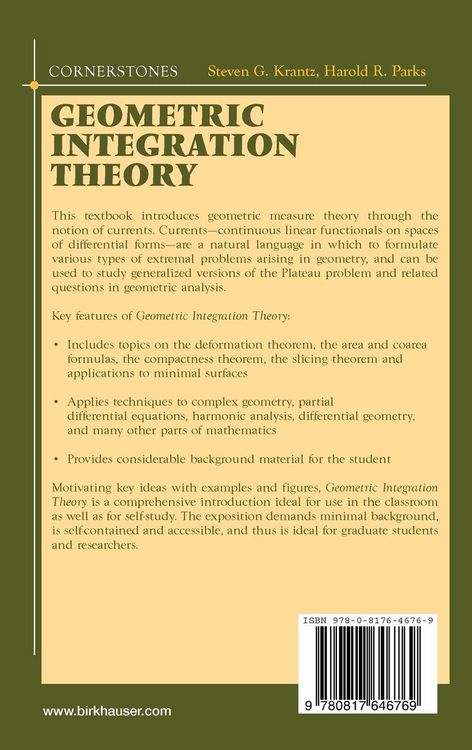 Produktbild: Geometric Integration Theory