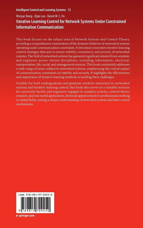 Produktbild: Iterative Learning Control for Network Systems Under Constrained Information Communication