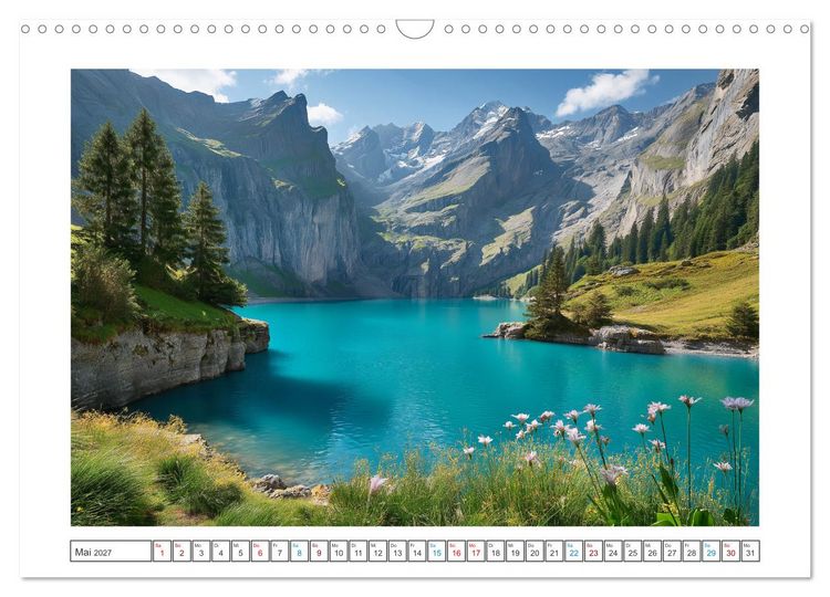 Produktbild: ALPEN Sehnsucht (Wandkalender 2027 DIN A3 quer), CALVENDO Monatskalender