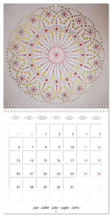 Produktbild: Sacred Geometry Healing (Wall Calendar 2026 12 &times; 12 Inch) CALVENDO 12 Month Wall Calendar