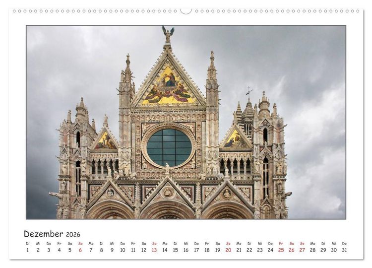 Produktbild: Toskana-Impressionen (hochwertiger Premium Wandkalender 2026 DIN A2 quer), Kunstdruck in Hochglanz