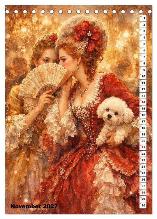 Produktbild: Glanz des Rokoko (Tischkalender 2027 DIN A5 hoch), CALVENDO Monatskalender