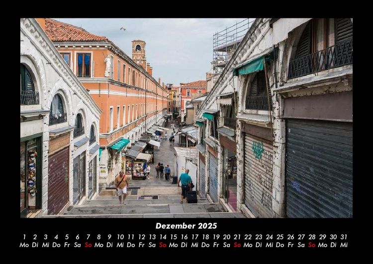 Produktbild: Venedigs Sch&ouml;nheit 2025 Fotokalender DIN A3