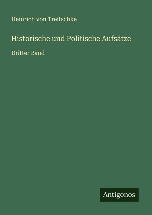 Produktbild: Historische und Politische Aufs&auml;tze