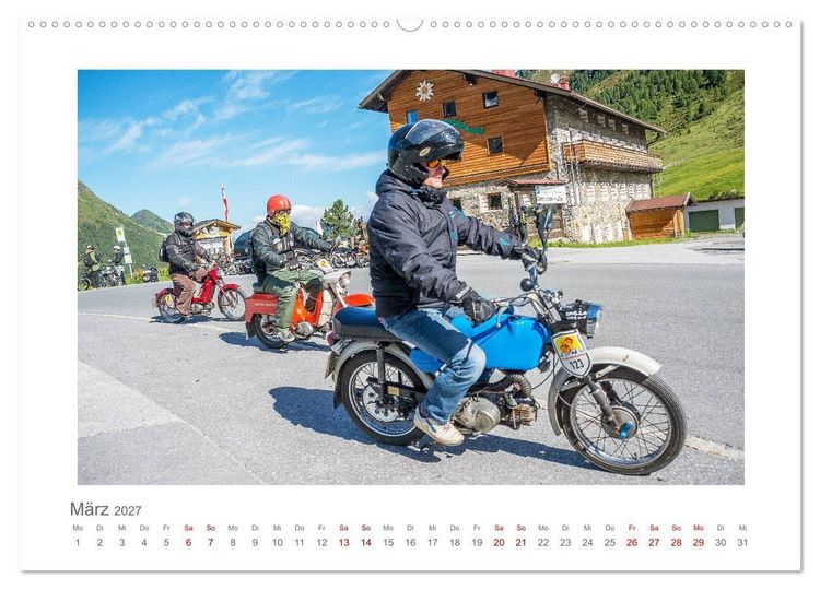 Produktbild: Faszination Zweirad - Impressionen vom &Ouml;tztaler Moped Marathon (hochwertiger Premium Wandkalender 2027 DIN A2 quer), Kunstdruck in Hochglanz