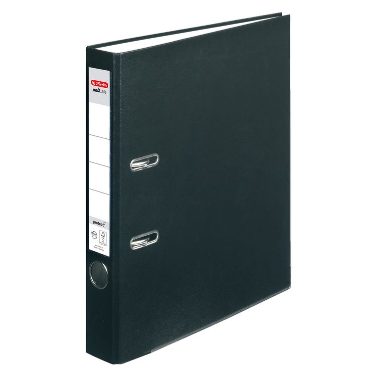 Produktbild: Herlitz Ordner maX.file protect A4 5cm schwarz