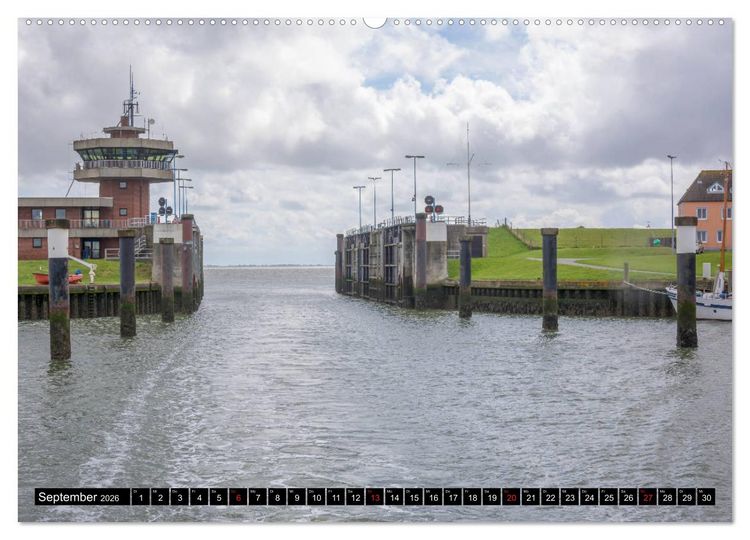 Produktbild: B&uuml;sumer Impressionen (Wandkalender 2026 DIN A2 quer), CALVENDO Monatskalender