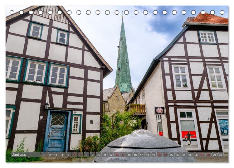 Produktbild: Ein Blick auf Delbr&uuml;ck (Tischkalender 2026 DIN A5 quer), CALVENDO Monatskalender