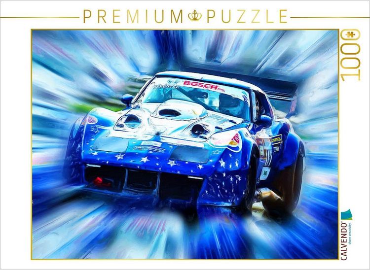 Produktbild: CALVENDO Puzzle Monster-Corvette - Digital Art | 1000 Teile Lege-Gr&ouml;&szlig;e 64x48cm Foto-Puzzle f&uuml;r gl&uuml;ckliche Stunden