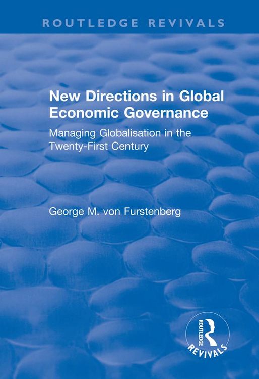 Produktbild: New Directions in Global Economic Governance