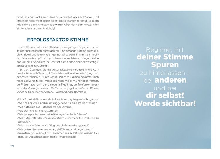 Produktbild: Sei eine Stimme, nicht nur ein Echo