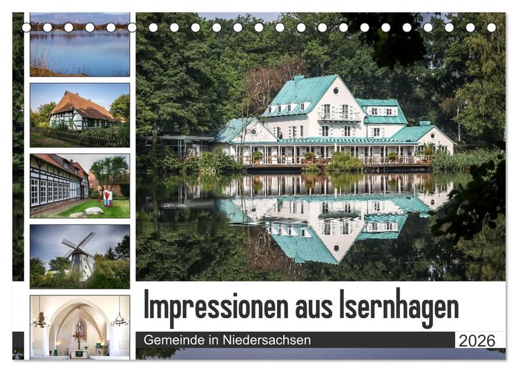 Produktbild: Impressionen aus Isernhagen (Tischkalender 2026 DIN A5 quer), CALVENDO Monatskalender