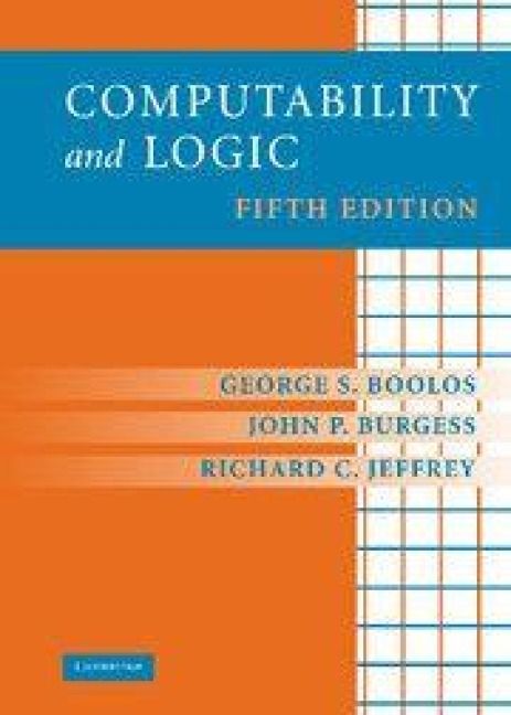 Produktbild: Computability and Logic