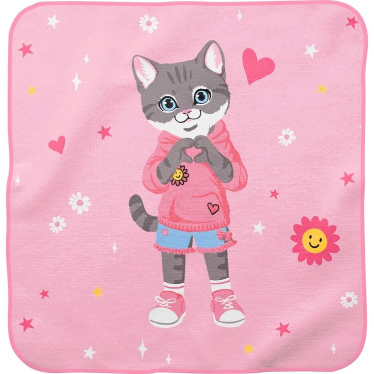 Produktbild: Zauberhandtuch Motiv "Katze"