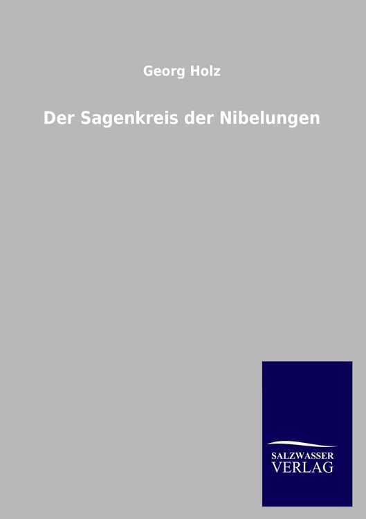 Produktbild: Der Sagenkreis der Nibelungen