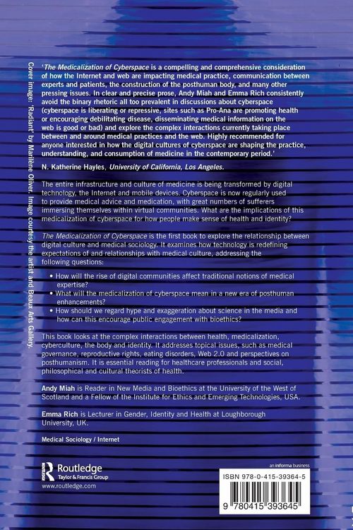 Produktbild: The Medicalization of Cyberspace