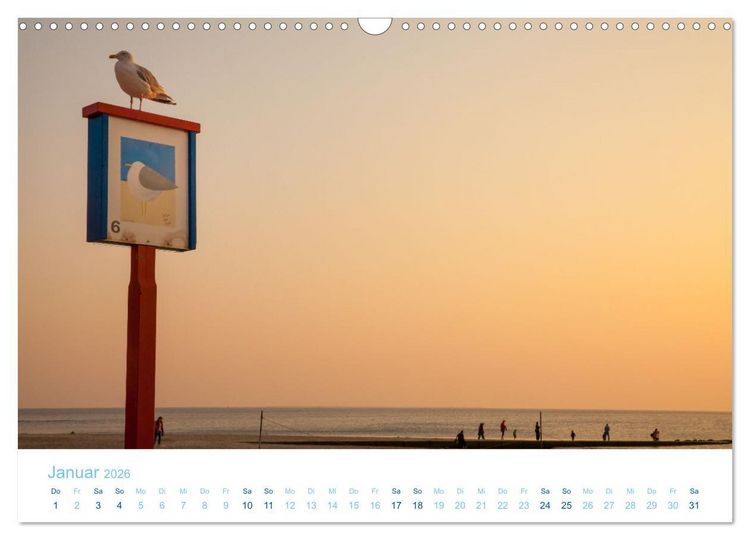 Produktbild: Moin Borkum (Wandkalender 2026 DIN A3 quer), CALVENDO Monatskalender