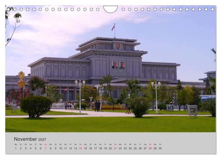 Produktbild: Impressionen aus Nordkorea (Wandkalender 2027 DIN A4 quer), CALVENDO Monatskalender