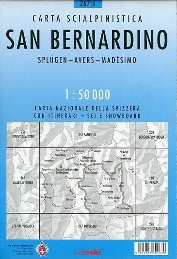 Produktbild: Swisstopo 1 : 50 000 San Bernardino Ski