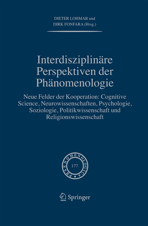 Produktbild: Interdisziplin&auml;re Perspektiven der Ph&auml;nomenologie