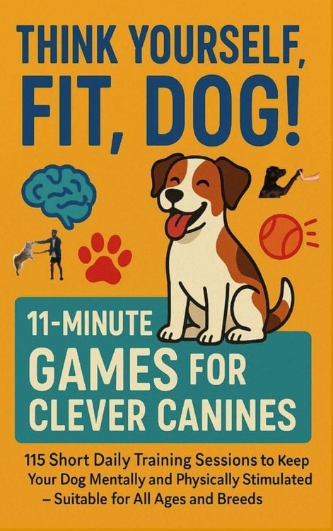 Produktbild: THINK YOURSELF FIT, DOG! - 11-MINUTE GAMES FOR CLEVER CANINES 115 Short Daily Training Sessions to Keep Your