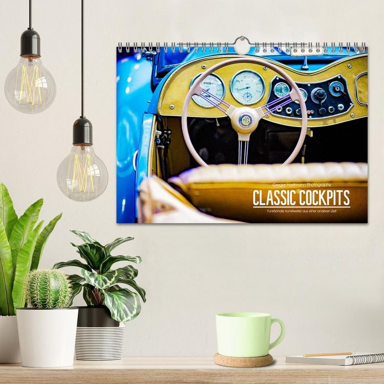 Produktbild: CLASSIC COCKPITS - Funktionale Kunstwerke aus einer anderen Zeit (Wandkalender 2026 DIN A4 quer), CALVENDO Monatskalender