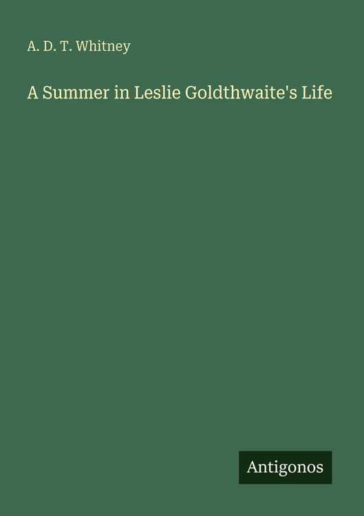 Produktbild: A Summer in Leslie Goldthwaite's Life