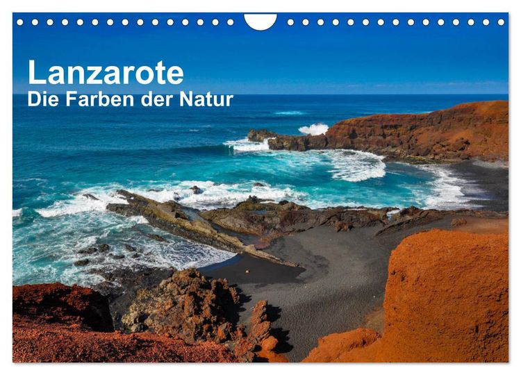 Produktbild: Lanzarote - Die Farben der Natur (Wandkalender 2026 DIN A4 quer), CALVENDO Monatskalender