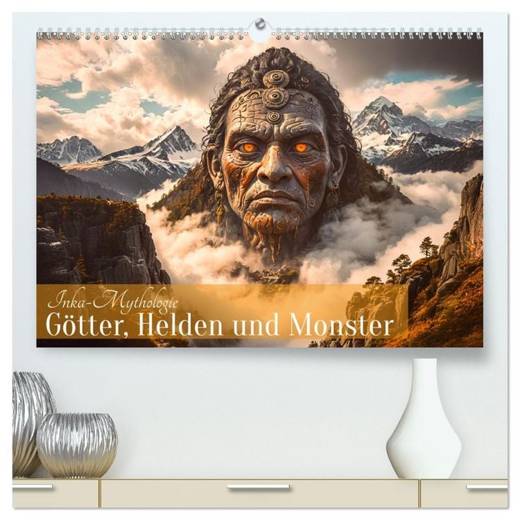 Produktbild: Inka-Mythologie - G&ouml;tter, Helden und Monster (hochwertiger Premium Wandkalender 2026 DIN A2 quer), Kunstdruck in Hochglanz