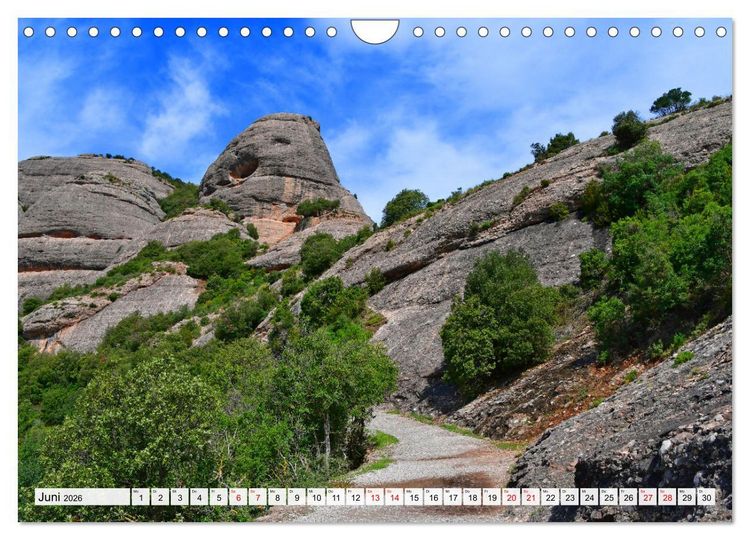 Produktbild: MONTSERRAT in Katalonien (Wandkalender 2026 DIN A4 quer), CALVENDO Monatskalender