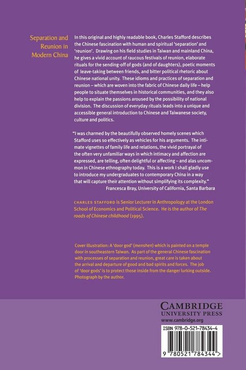 Produktbild: Separation and Reunion in Modern China