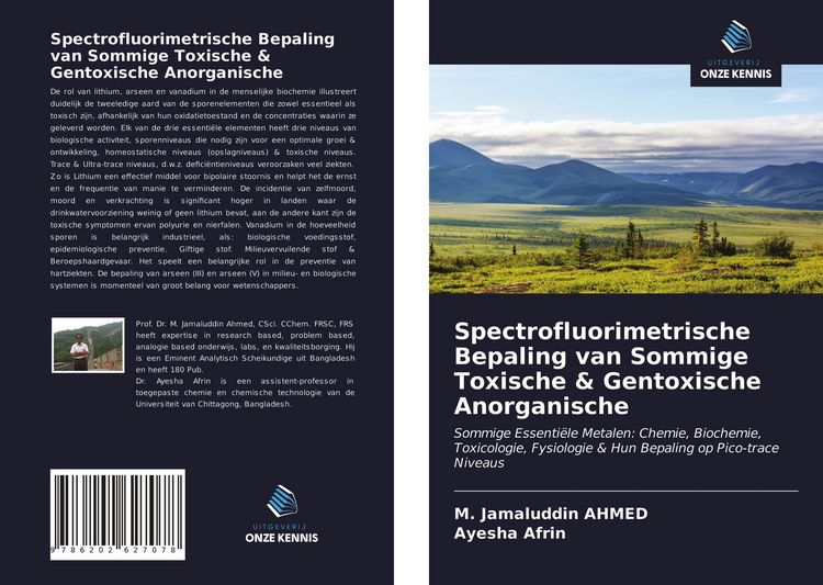 Produktbild: Spectrofluorimetrische Bepaling van Sommige Toxische & Gentoxische Anorganische