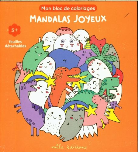 Produktbild: Mandalas joyeux : mon bloc de coloriages