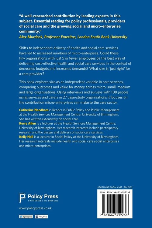 Produktbild: Micro-enterprise and personalisation