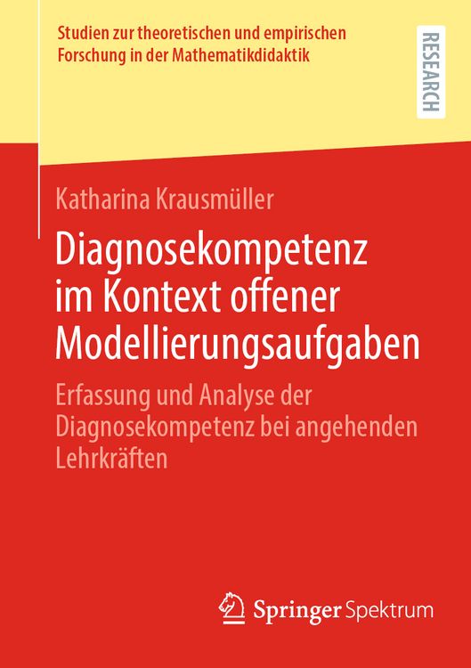 Produktbild: Diagnosekompetenz im Kontext offener Modellierungsaufgaben