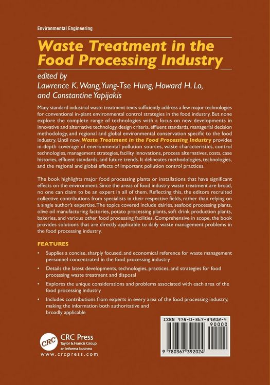 Produktbild: Waste Treatment in the Food Processing Industry