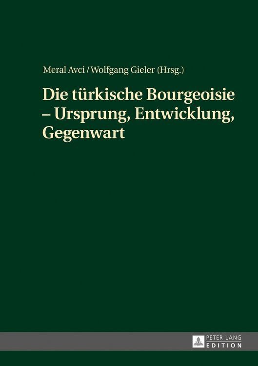 Produktbild: Die t&uuml;rkische Bourgeoisie &ndash; Ursprung, Entwicklung, Gegenwart