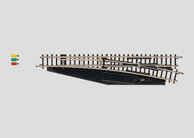 Produktbild: M&auml;rklin 8563 Z miniclub Gleis Weiche, elektromagnetisch, rechts 110mm 13&deg; 490mm 1St.